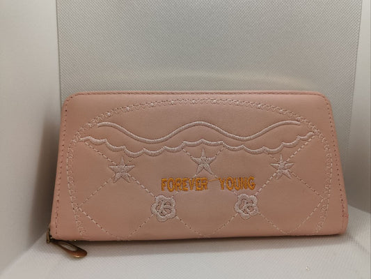 Holland Bags Gewatteerde Geborduurde Portemonnee met Ritssluiting